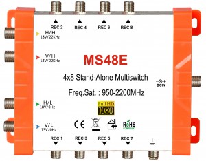 4x8 satellite multi-switch, Stand-Alone multiswitch