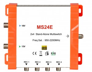 2x4 satellite multi-switch, Stand-Alone multiswitch