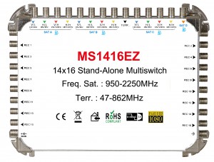 14x16 satellite multi-switch, Stand-Alone multiswitch