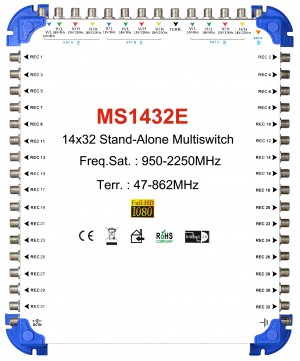 14x32 satellite multi-switch, Stand-Alone multiswitch