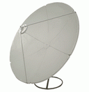 240cm C band satellite dish antenna, prime focus