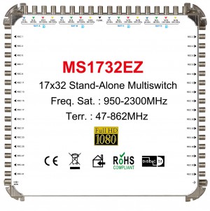 17x32 satellite multi-switch, Stand-Alone multiswitch