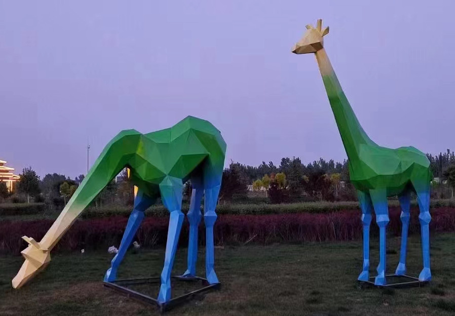 Glass Fibre Reinforced Plastics (GFRP) Products formative art cartoon giraffe