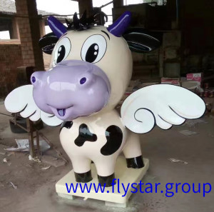 Glass Fibre Reinforced Plastics (GFRP) Products formative art cartoon flying horse