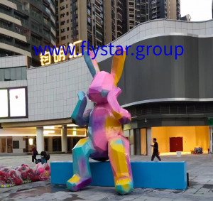 Glass Fibre Reinforced Plastics (GFRP) Products formative art cartoon rabbit