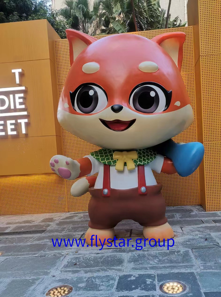 Glass Fibre Reinforced Plastics (GFRP) Products formative art cartoon cat