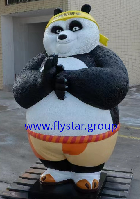 Glass Fibre Reinforced Plastics (GFRP) Products formative art Kongfu panda