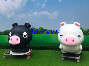 Fibre Reinforced Plastics (FRP) products formative art cartoon piggy