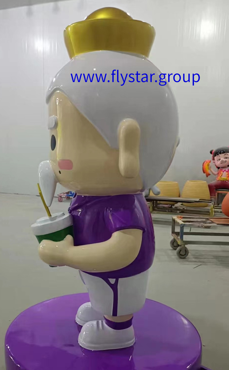 Glass Fibre Reinforced Plastics (GFRP) Products formative art cartoon old man