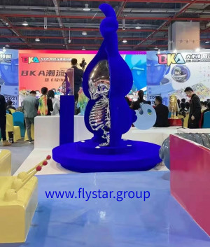 Glass Fibre Reinforced Plastics (GFRP) Products decoration commercial art display post-dimension trend