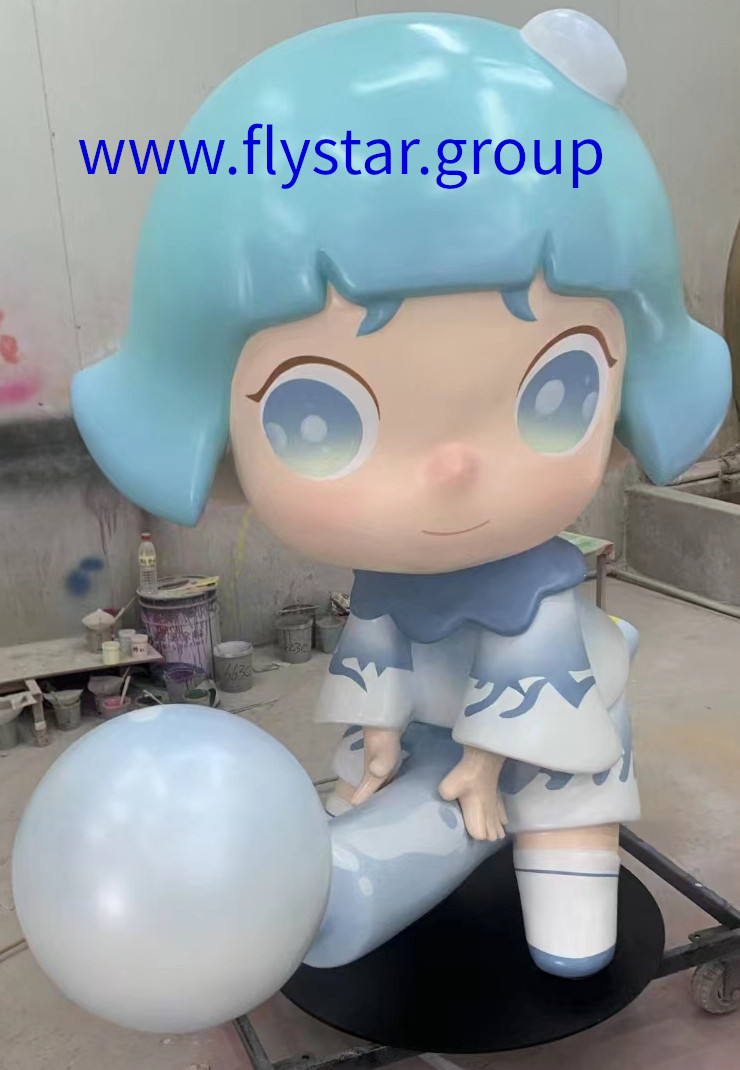 Glass Fibre Reinforced Plastics (GFRP) Products formative art cartoon little girl